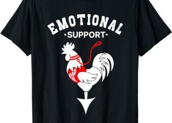 Chicken Emotional Support Cock T-Shirt