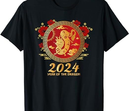 Chinese new year 2024 year of the dragon t-shirt
