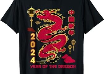Chinese Year of Dragon 2024 Happy New Year Christmas 2024 T-Shirt