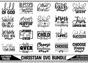 Christian SVG Bundle t shirt vector file