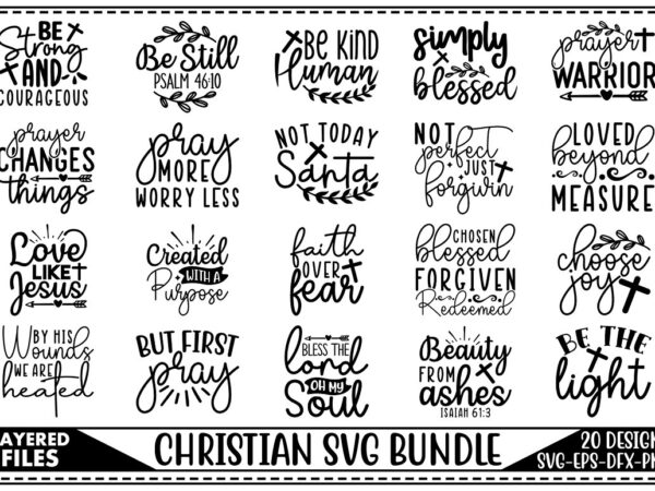 Christian svg bundle t shirt vector file