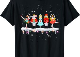 Christmas Ballet Clara Mouse King Princess Nutcracker T-Shirt