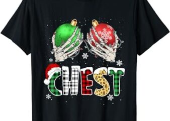 Christmas Chest Nuts Chestnuts Xmas Couple Matching Costume T-Shirt