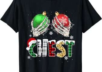 Christmas Chest Nuts Chestnuts Xmas Couple Matching Costume T-Shirt PNG File