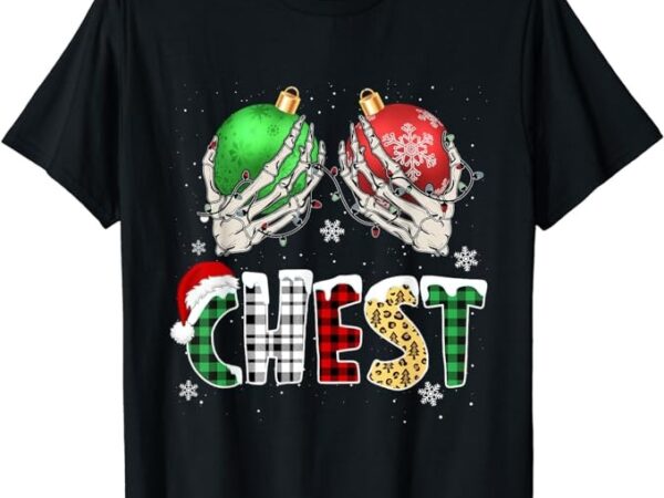 Christmas chest nuts chestnuts xmas couple matching costume t-shirt png file