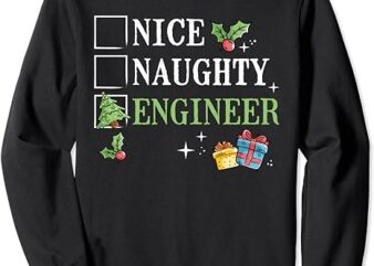 Christmas Engineer Happy Holidays Santa Claus Engineering Sweatshirt