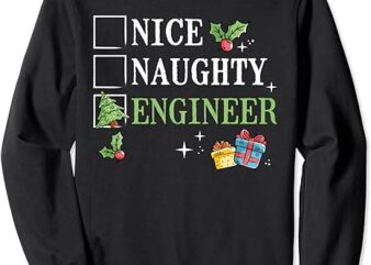 Christmas Engineer Happy Holidays Santa Claus Engineering Sweatshirt