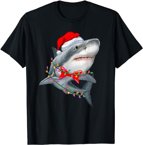 15 Christmas Shark Shirt Designs Bundle For Commercial Use Part 1, Christmas Shark T-shirt, Christmas Shark png file, Christmas Shark digita