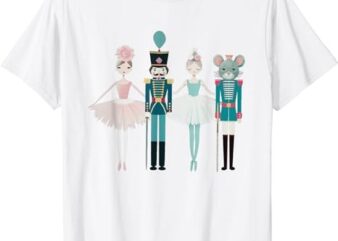 Christmas Nutcracker Ballet Cute Xmas Gifts for Women Kids T-Shirt PNG File
