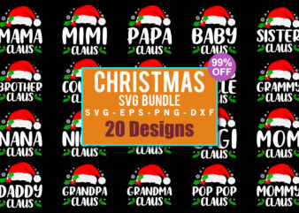 Claus family, christmas svg, matching christmas family, christmas shirts svg, matching family christmas shirts svg, christmas svg bundle,