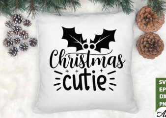 Christmas cutie SVG t shirt vector file