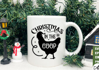 Christmas in the coop SVG