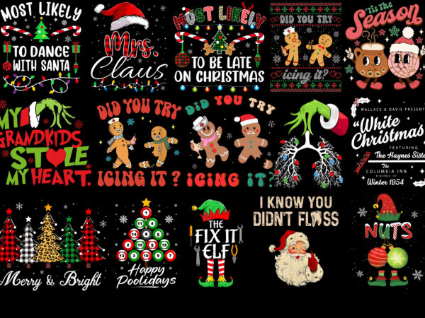 Christmas t-shirt bundle ,20 designs on sell designs, big sell designs,christmas vector t-shirt design ,