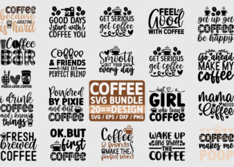 Coffee SVG Bundle t shirt vector file