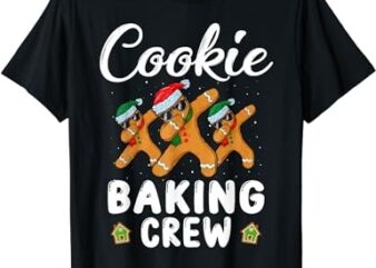 Cookie Baking Crew Christmas Family Funny Gingerbread Team T-Shirt png file