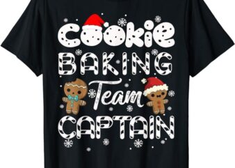 Cookie Baking Team Captain Gingerbread Christmas T-Shirt