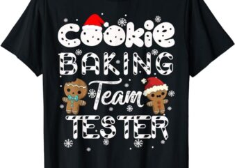 Cookie Baking Team Tester Gingerbread Christmas T-Shirt