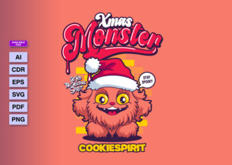 Cookiespirit t shirt vector file