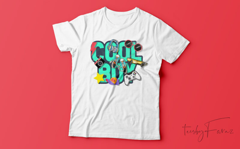Cool Boy | T-Shirt Design For Sale