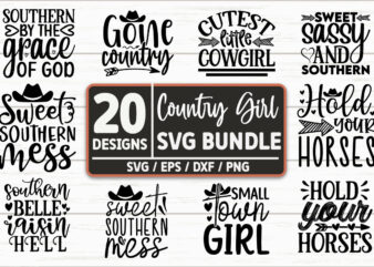 Country girl SVG Bundle t shirt vector file