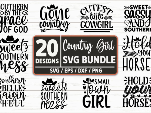 Country girl svg bundle t shirt vector file