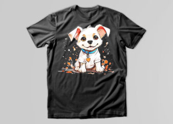 Dog t-shirt design