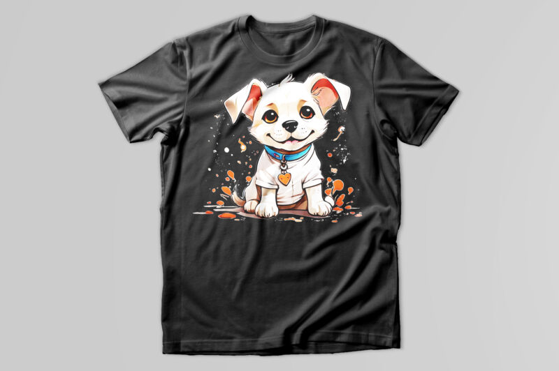 Dog t-shirt design