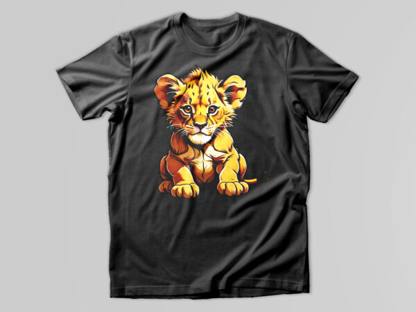 Baby tiger t-shirt design