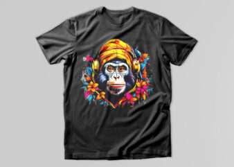 Apes Art T-Shirt Design