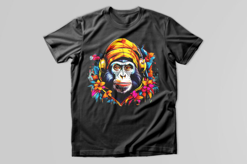 Apes Art T-Shirt Design