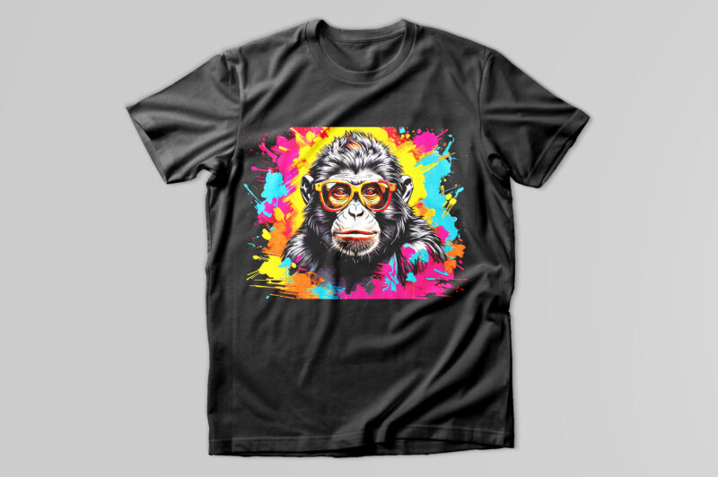 Apes Art T-Shirt Design