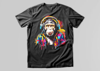Apes Art T-Shirt Design