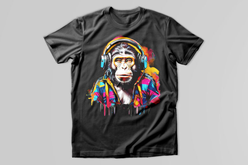 Apes Art T-Shirt Design