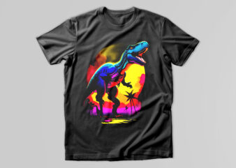 Dinosaur t shirt design