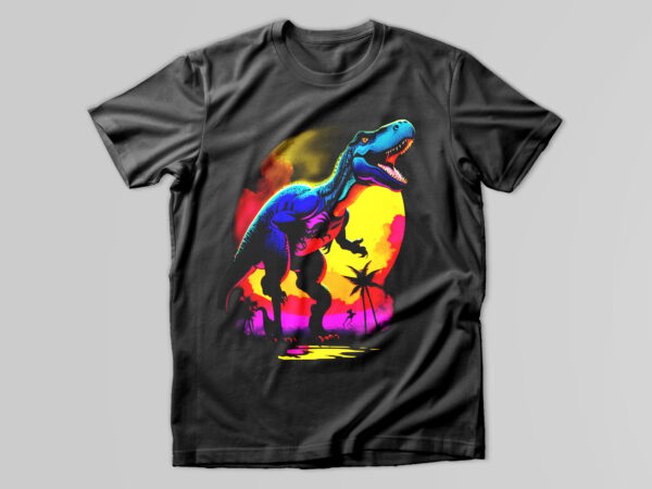 Dinosaur t shirt design