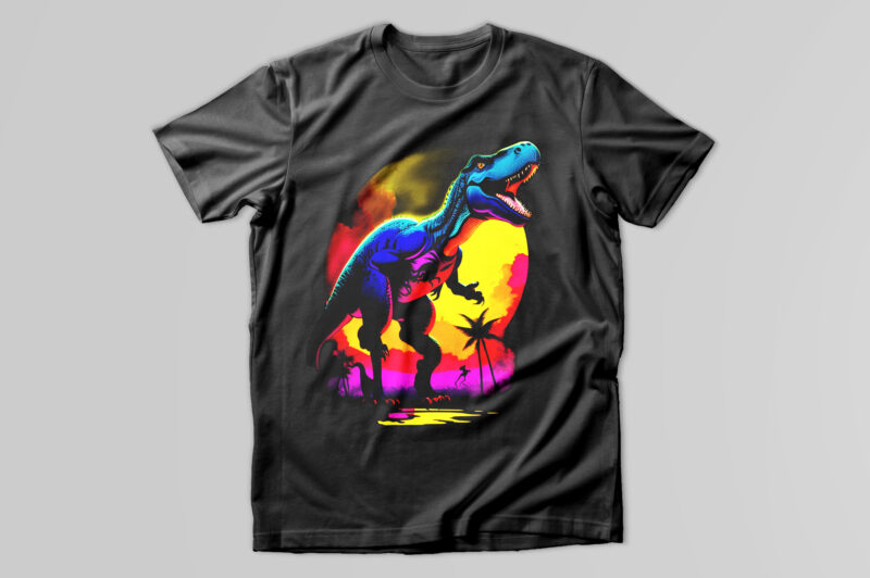 Dinosaur t shirt design