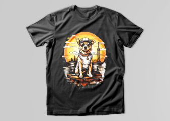 Dog t-shirt design