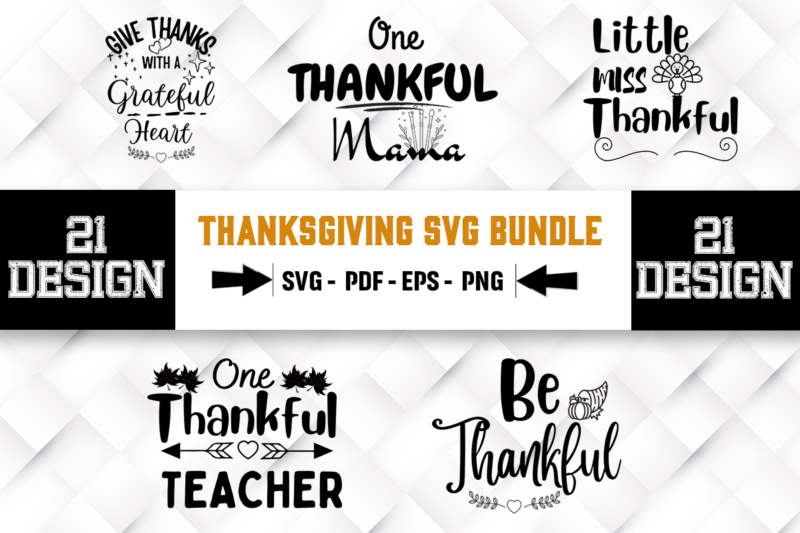 Thanksgiving 21 SVG Bundle