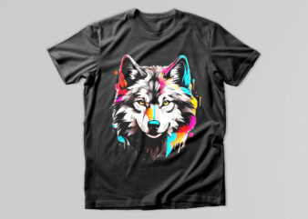 Wolf t-shirt design