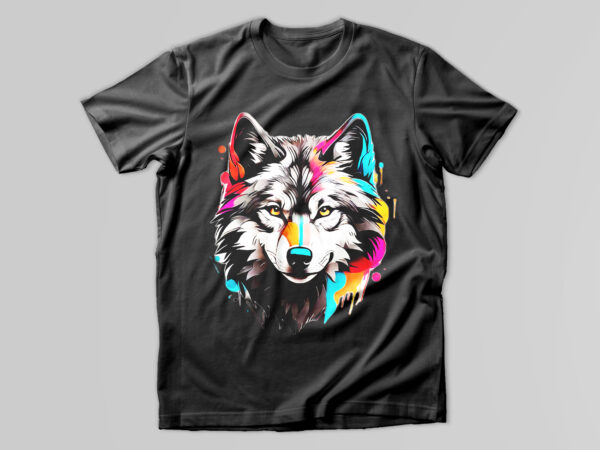 Wolf t-shirt design