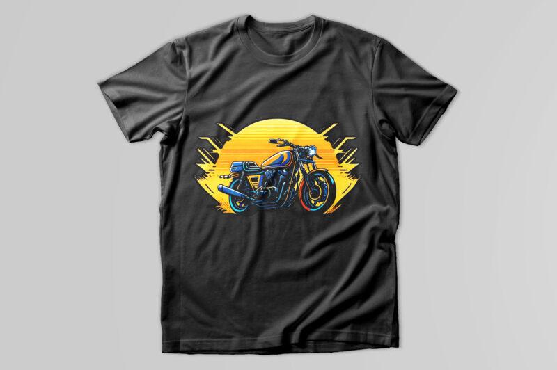 Motorcycle t-shirt design