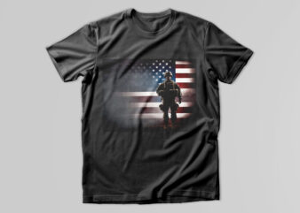 Soldier t -shirt design