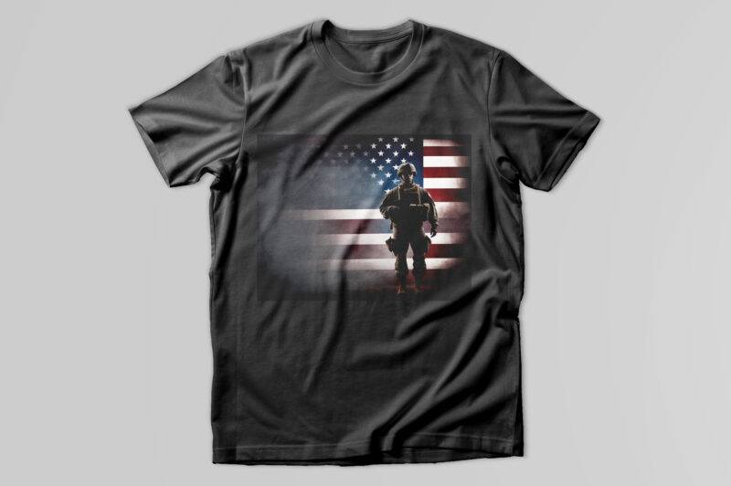 Soldier t -shirt design