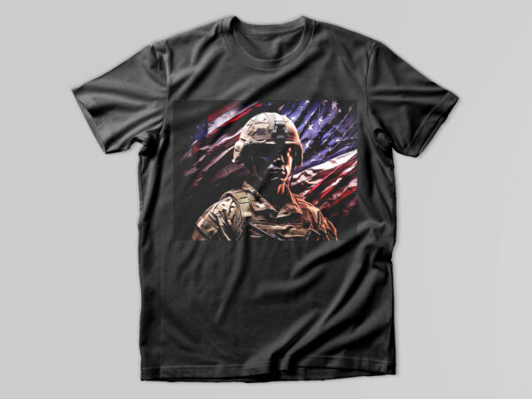 Soldier t -shirt design