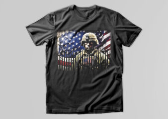 Soldier t -shirt design