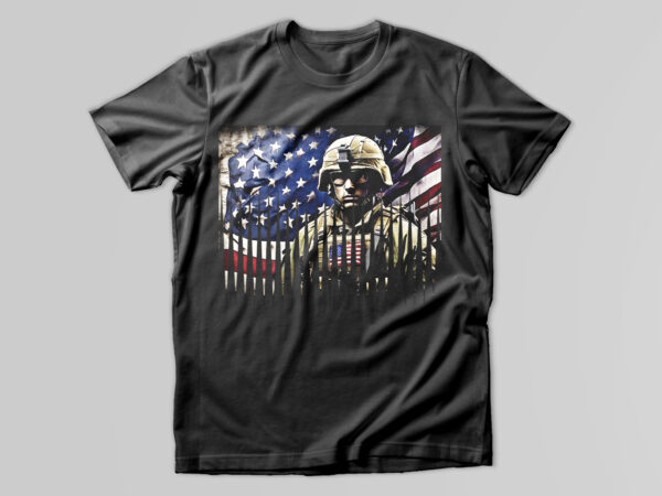 Soldier t -shirt design