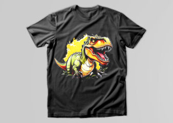 Dinosaur t shirt design