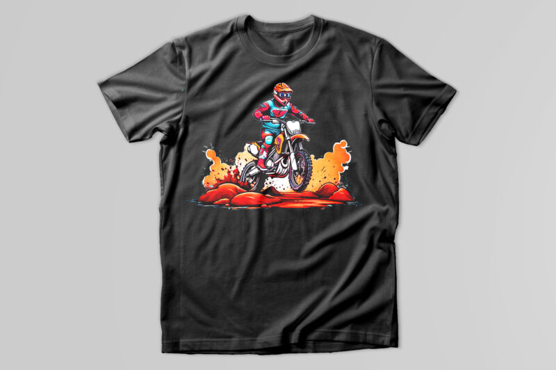 Motorcycle t-shirt design