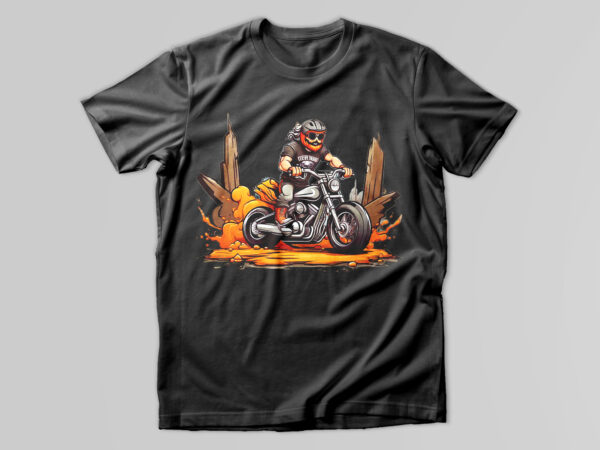 Motorcycle t-shirt design