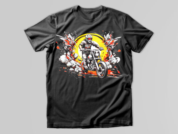 Motorcycle t-shirt design